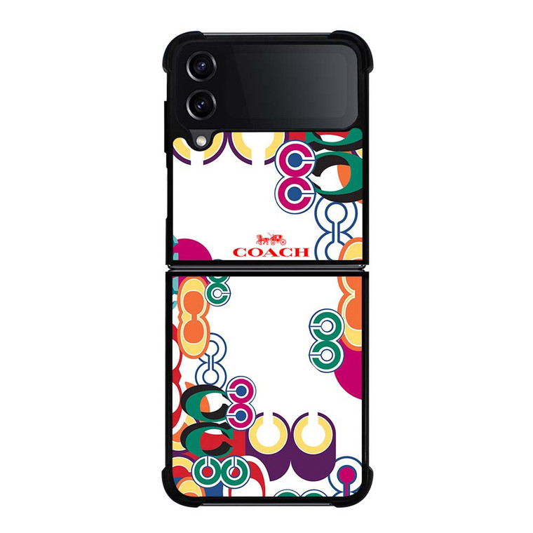 COACH NEW YORK COLOR Samsung Galaxy Z Flip 4 Case Cover