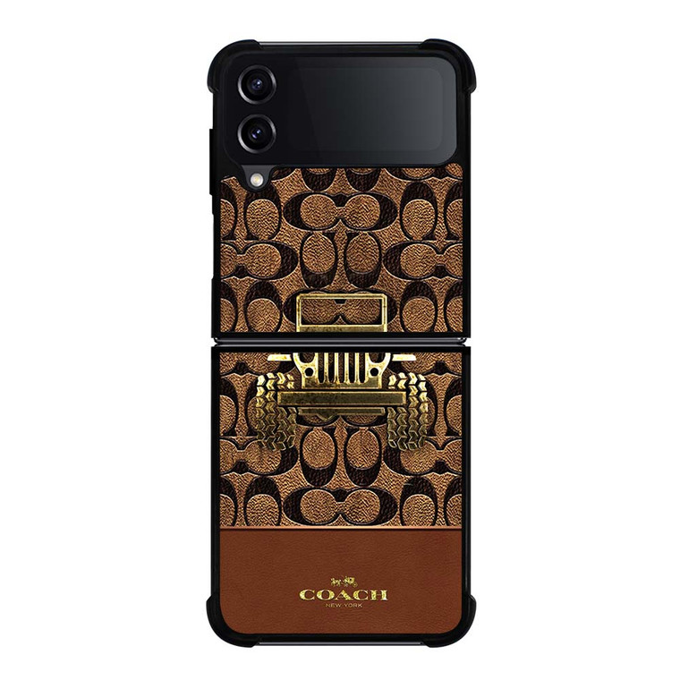 COACH NEW YORK JEEP Samsung Galaxy Z Flip 4 Case Cover