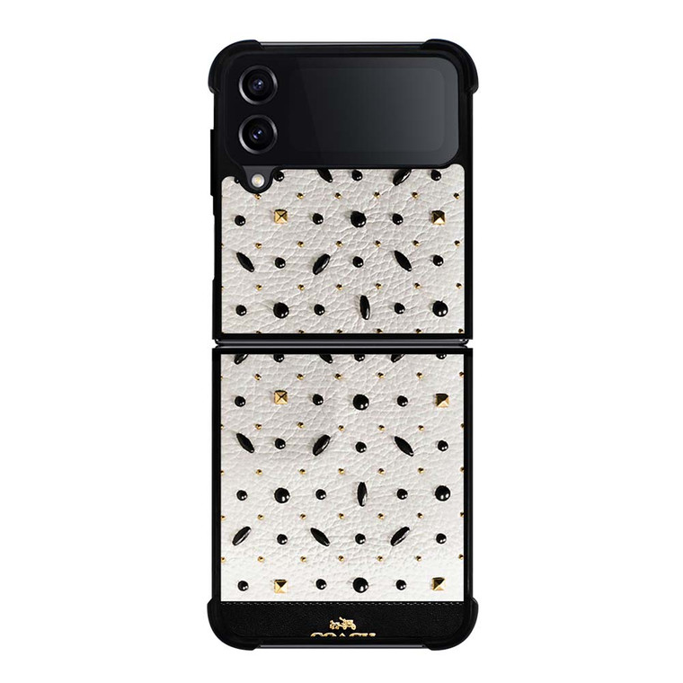 COACH NEW YORK STONE Samsung Galaxy Z Flip 4 Case Cover