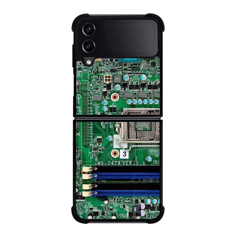 COMPUTER MOTHERBOARD Samsung Galaxy Z Flip 4 Case Cover