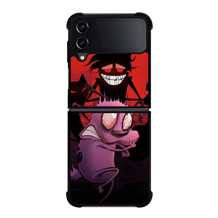 COURAGE THE COWARDLY DOG CARTOON Samsung Galaxy Z Flip 4 Case Cover
