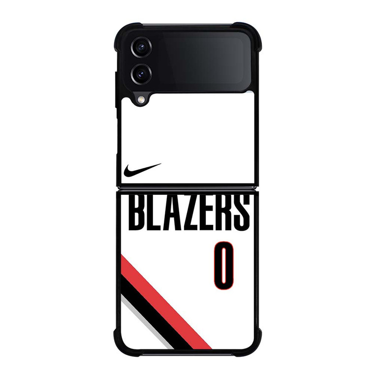 DAMIAN LILLARD PORTLAND TRAIL BLAZERS WHITE Samsung Galaxy Z Flip 4 Case Cover