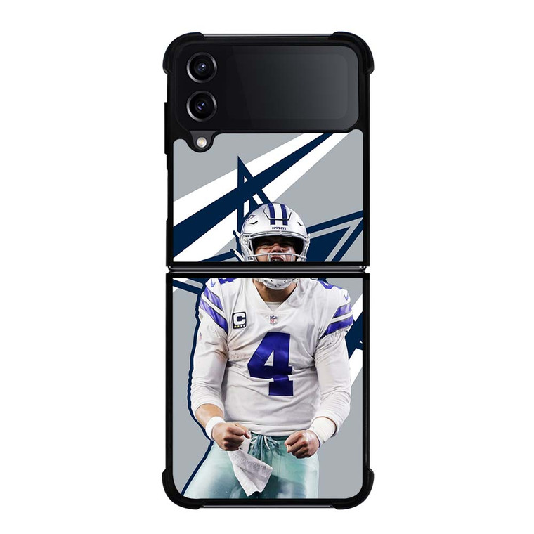 DARK PRESCOTT DALLAS COWBOYS Samsung Galaxy Z Flip 4 Case Cover
