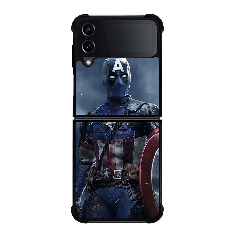 DEADPOOL CAPTAIN AMERICA MARVEL Samsung Galaxy Z Flip 4 Case Cover