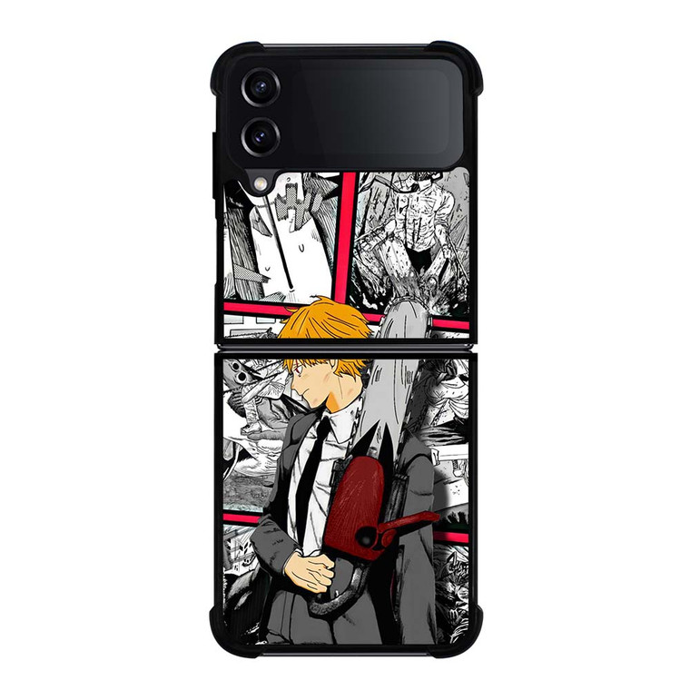 DENJI CHAINSAW MAN ANIME COLLAGE Samsung Galaxy Z Flip 4 Case Cover