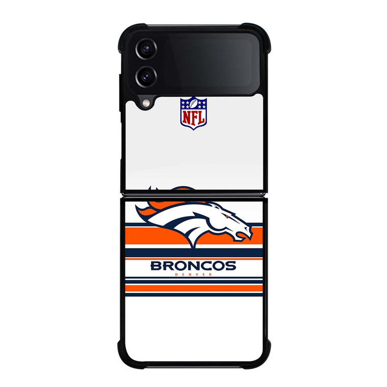 DENVER BRONCOS STRIPE LOGO Samsung Galaxy Z Flip 4 Case Cover