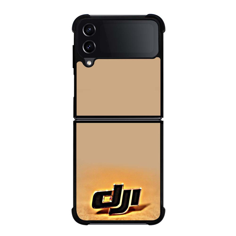 DJI CAMERA DRONE GOLD EMBLEM Samsung Galaxy Z Flip 4 Case Cover