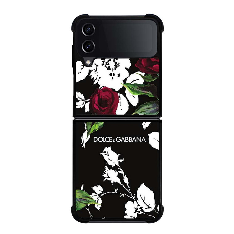 DOLCE AND GABBANA FLOWER Samsung Galaxy Z Flip 4 Case Cover