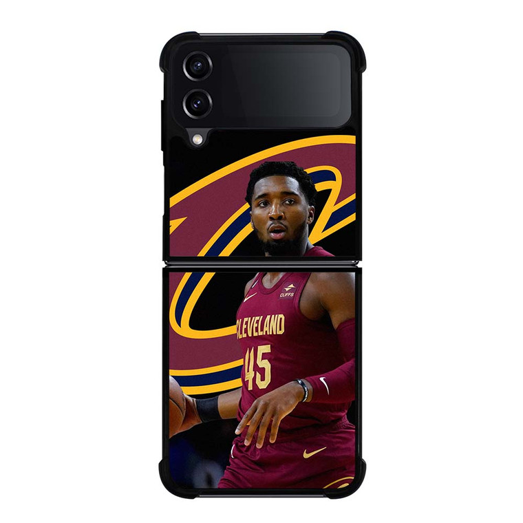 DONOVAN MITCHELL CLEVELAND CAVALIERS NBA Samsung Galaxy Z Flip 4 Case Cover