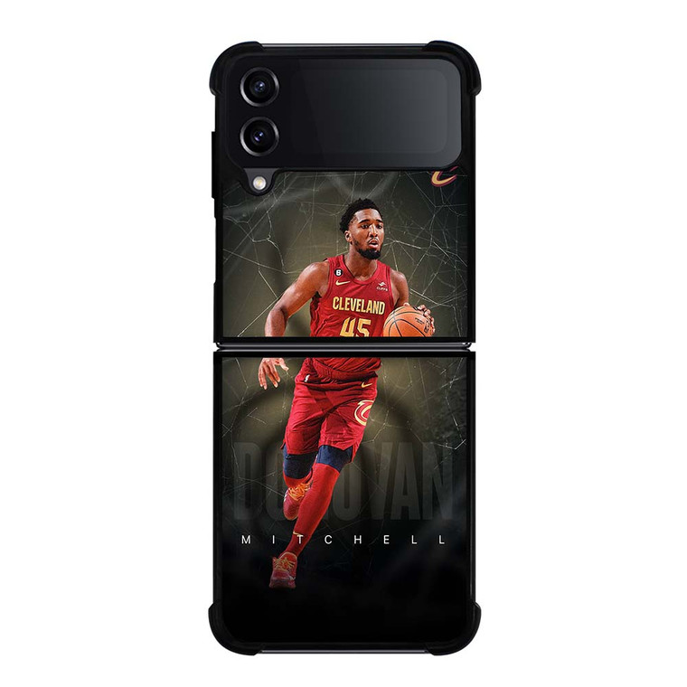 DONOVAN MITCHELL CLEVELAND CAVALIERS Samsung Galaxy Z Flip 4 Case Cover