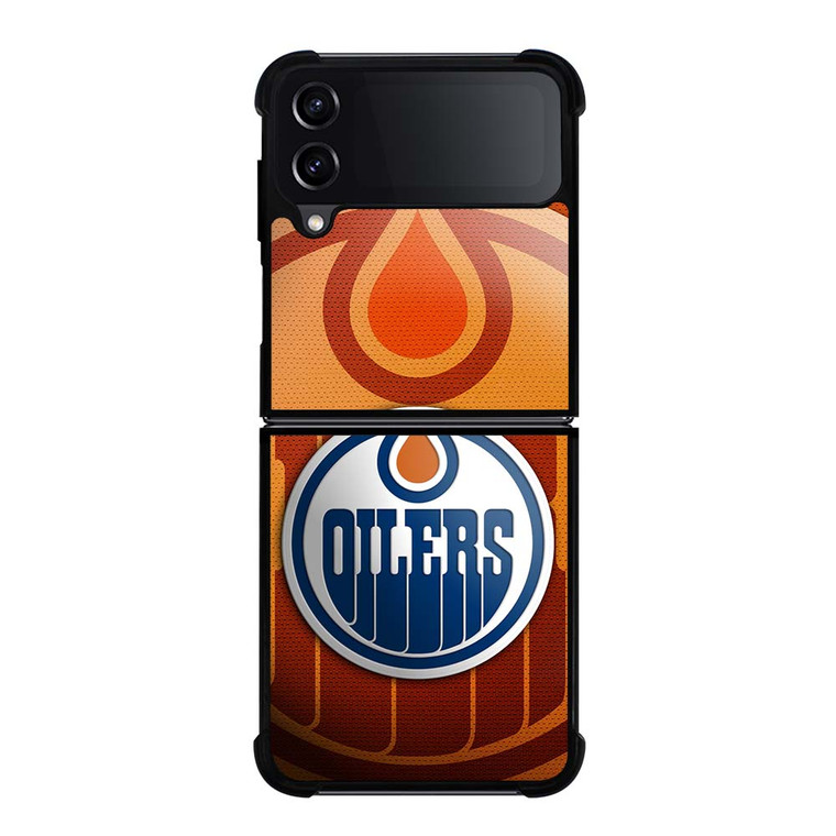 EDMONTON OILERS LOGO Samsung Galaxy Z Flip 4 Case Cover
