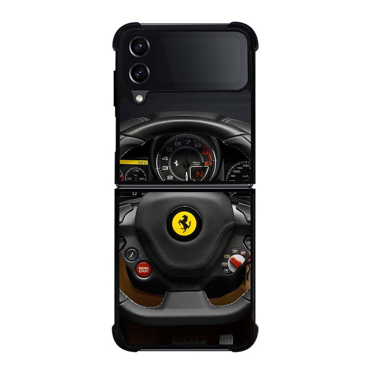 FERRARI STEERING WHEEL Samsung Galaxy Z Flip 4 Case Cover