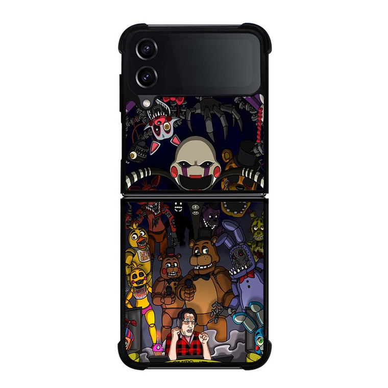 FIVE NIGHTS AT FREDDY'S ALL CHARACTERS Samsung Galaxy Z Flip 4 Case Cover