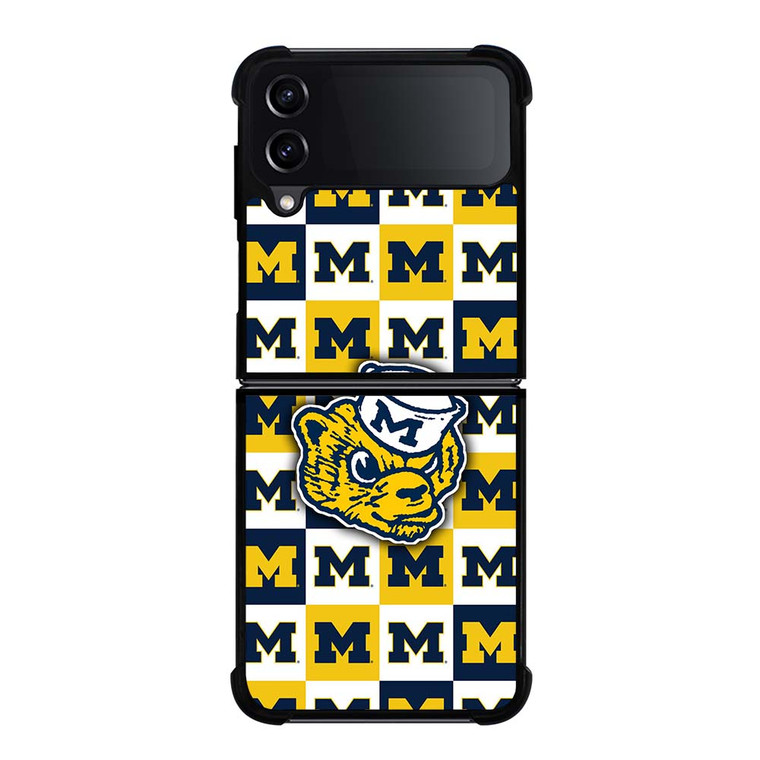 FOOTBALL MASCOT MICHIGAN WOLVERINES Samsung Galaxy Z Flip 4 Case Cover