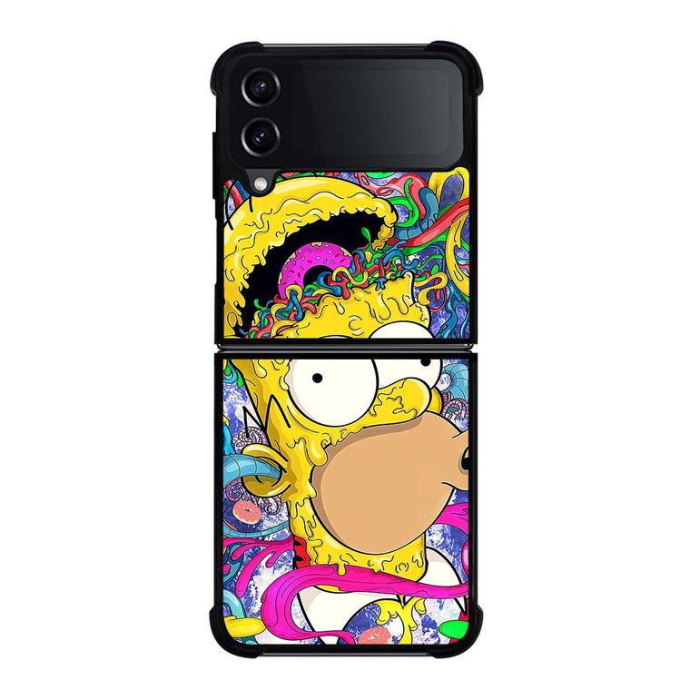 HOMER THE SIMPSONS ART Samsung Galaxy Z Flip 4 Case Cover