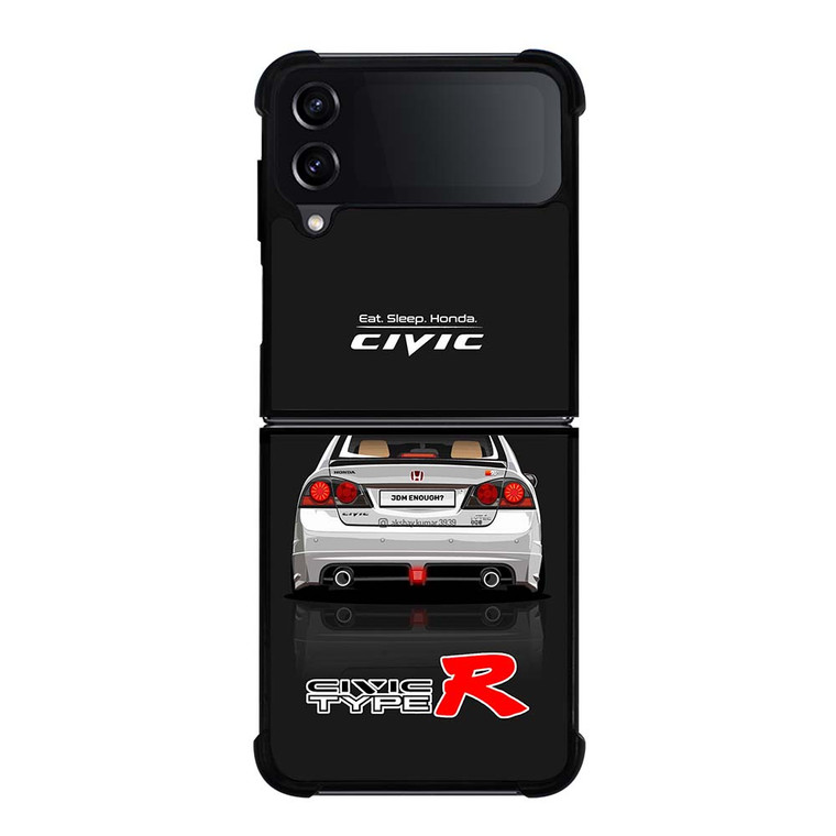 HONDA CIVIC TYPE R EAT .SLEEP. HONDA Samsung Galaxy Z Flip 4 Case Cover