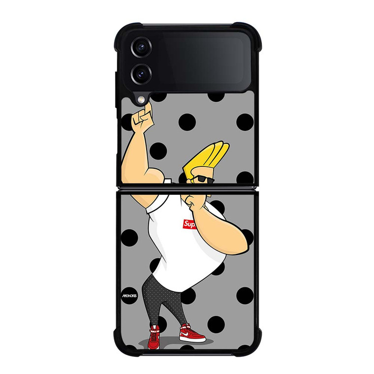 JOHNNY BRAVO CARTOON SUPREME Samsung Galaxy Z Flip 4 Case Cover