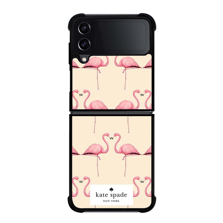 KATE SPADE FLAMINGO Samsung Galaxy Z Flip 4 Case Cover KATE SPADE FLAMINGO Samsung Galaxy Z Flip 4 Case Cover
