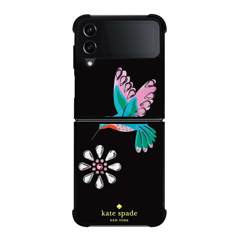KATE SPADE FLOWER BIRD Samsung Galaxy Z Flip 4 Case Cover