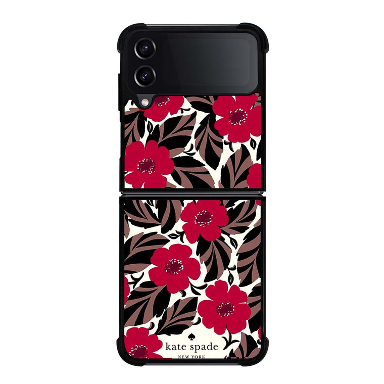 KATE SPADE FLOWER RED Samsung Galaxy Z Flip 4 Case Cover