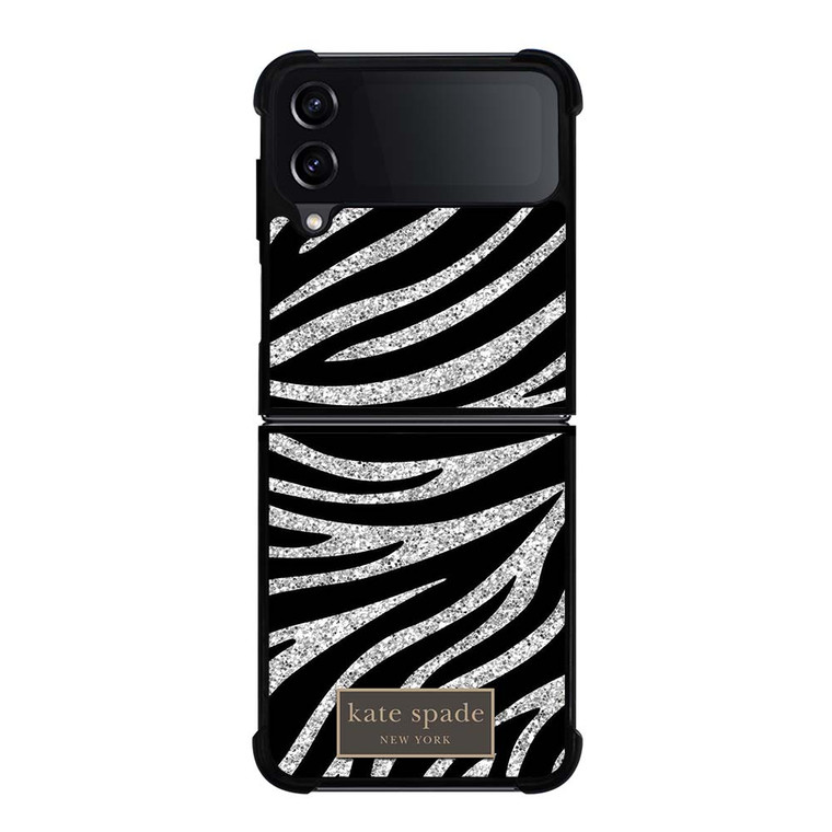 KATE SPADE NEW YORK ZEBRA PATTERN Samsung Galaxy Z Flip 4 Case Cover