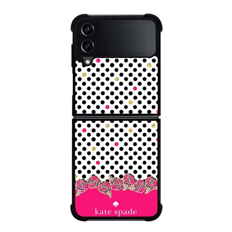 KATE SPADE PINK POLKADOTS Samsung Galaxy Z Flip 4 Case Cover