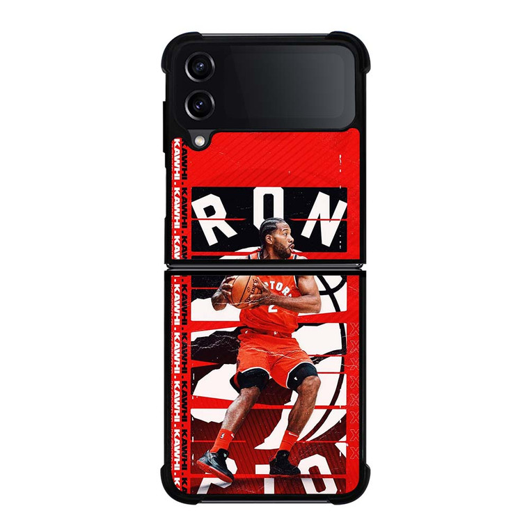 KAWHI LEONARD TORONTO RAPTORS NBA Samsung Galaxy Z Flip 4 Case Cover