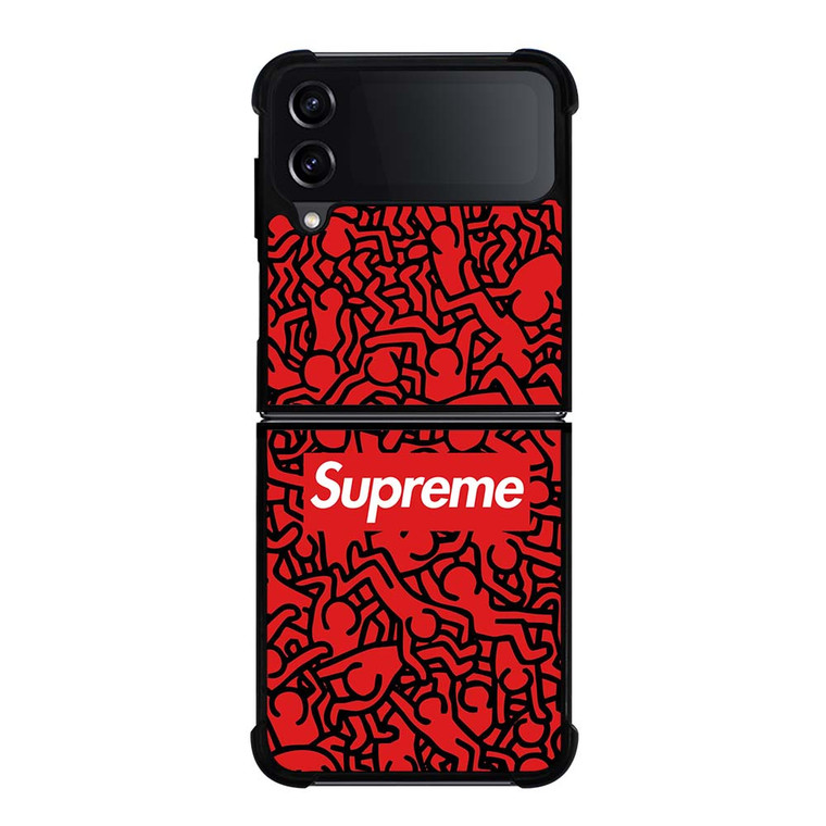 KEITH HARING SUPREME ART Samsung Galaxy Z Flip 4 Case Cover