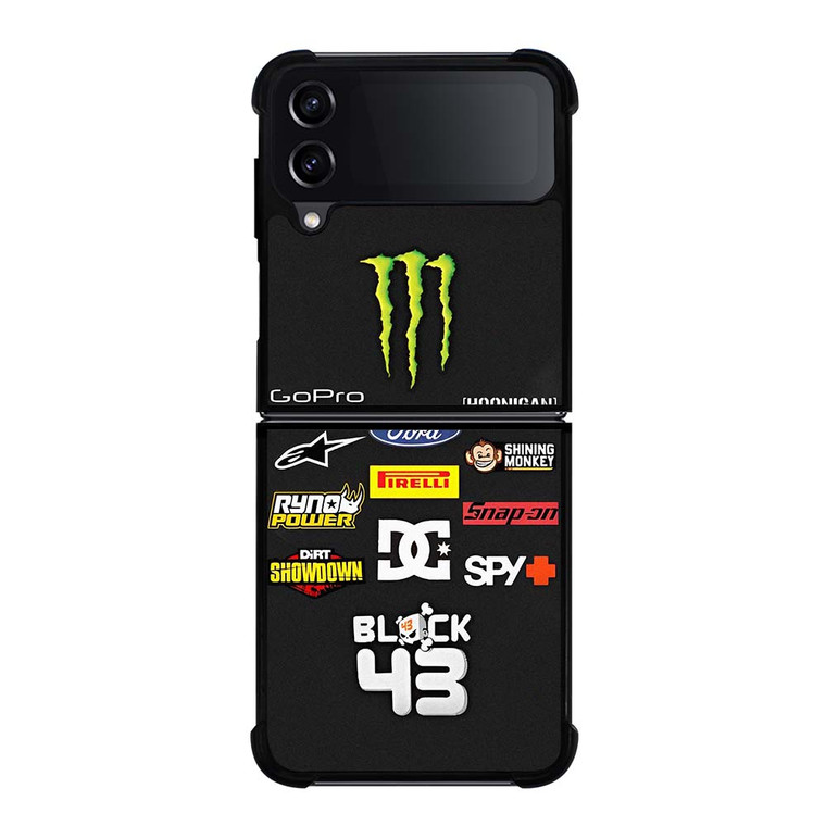 KEN BLOCK RALLY LOGO Samsung Galaxy Z Flip 4 Case Cover