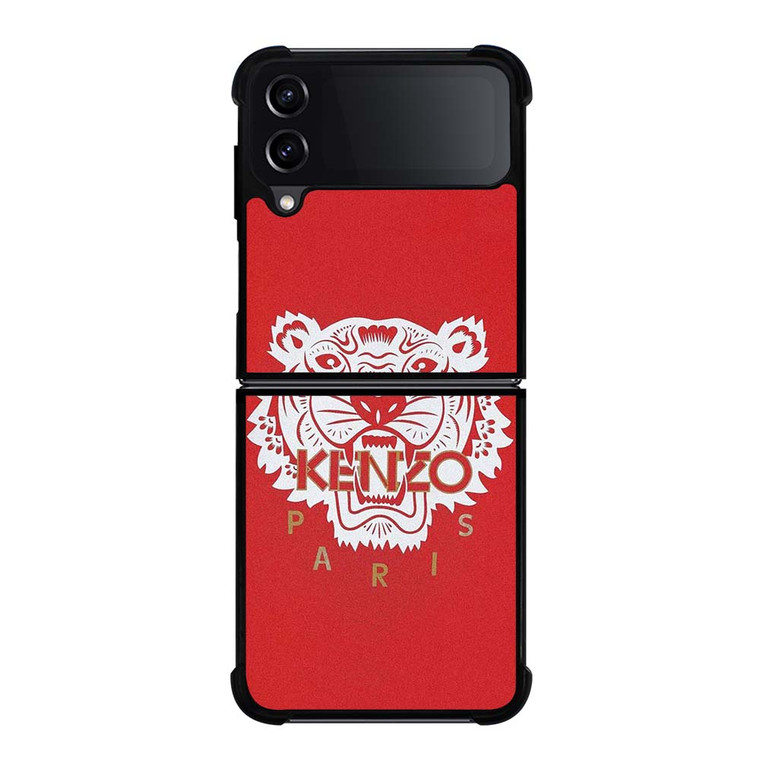 KENZO PARIS TIGER RED Samsung Galaxy Z Flip 4 Case Cover