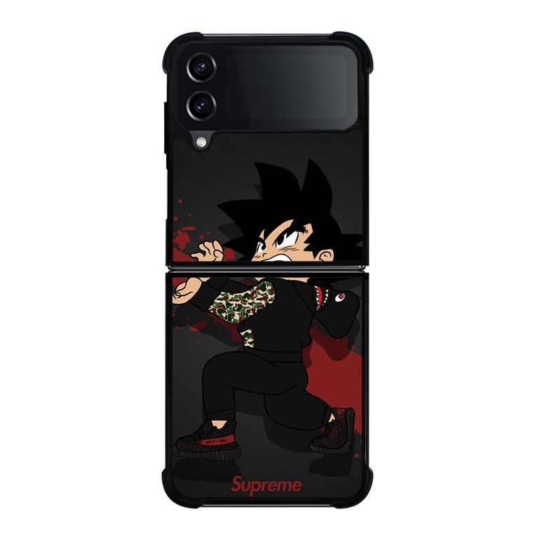 KIDS GOKU BAPE SUPREME Samsung Galaxy Z Flip 4 Case Cover