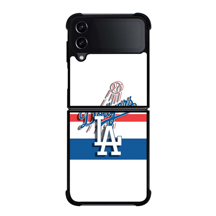 LA DODGERS WHITE STIPS Samsung Galaxy Z Flip 4 Case Cover