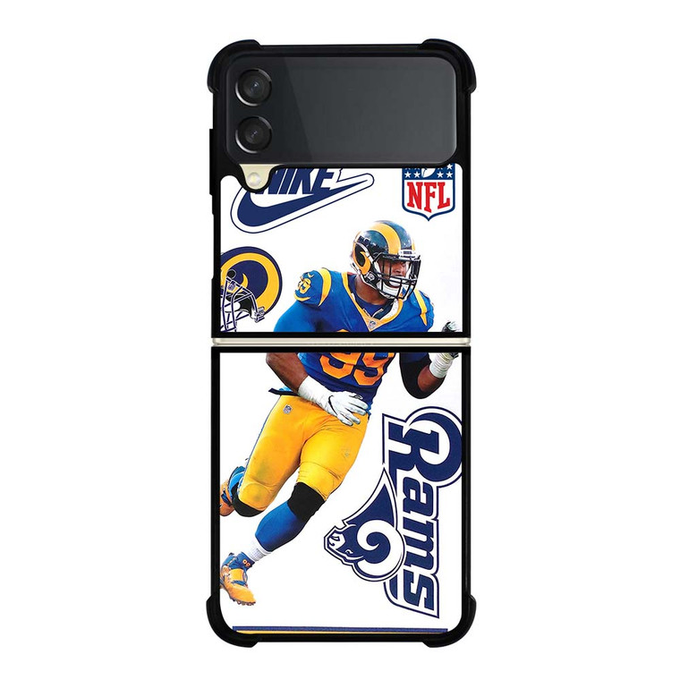 AARON DONALD LOS ANGELES RAMS NFL Samsung Galaxy Z Flip 3 Case Cover