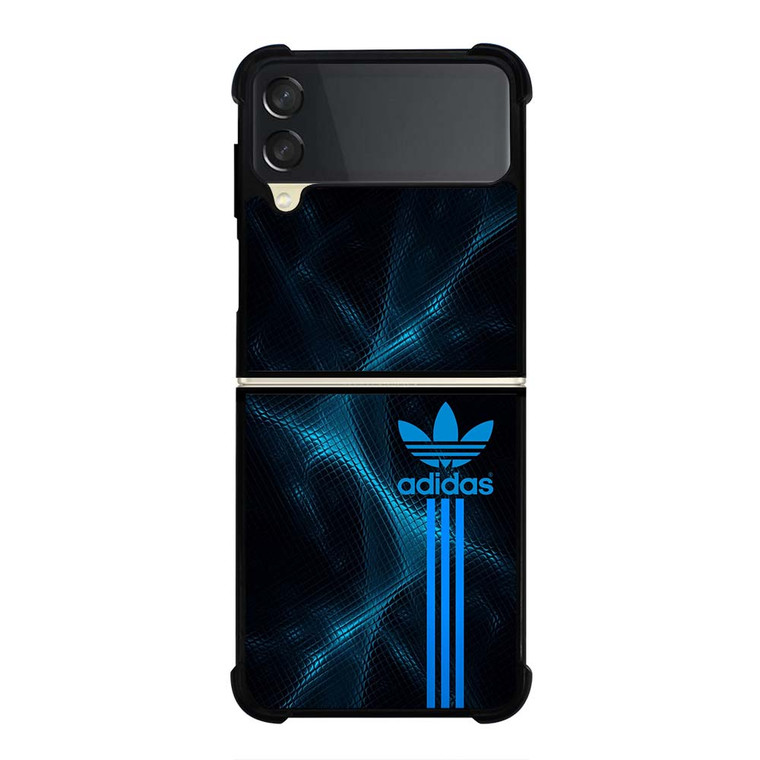 ADIDAS LOGO ABSTRACT BLUE LIGHT Samsung Galaxy Z Flip 3 Case Cover