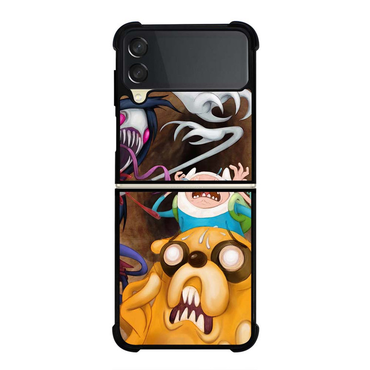 ADVENTURE TIME FINN AND JAKE CARTOON Samsung Galaxy Z Flip 3 Case Cover