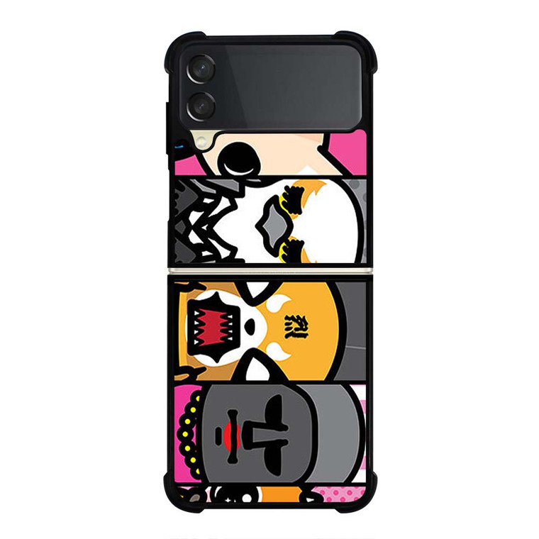 AGGRETSUKO CARTOON COLLAGE Samsung Galaxy Z Flip 3 Case Cover