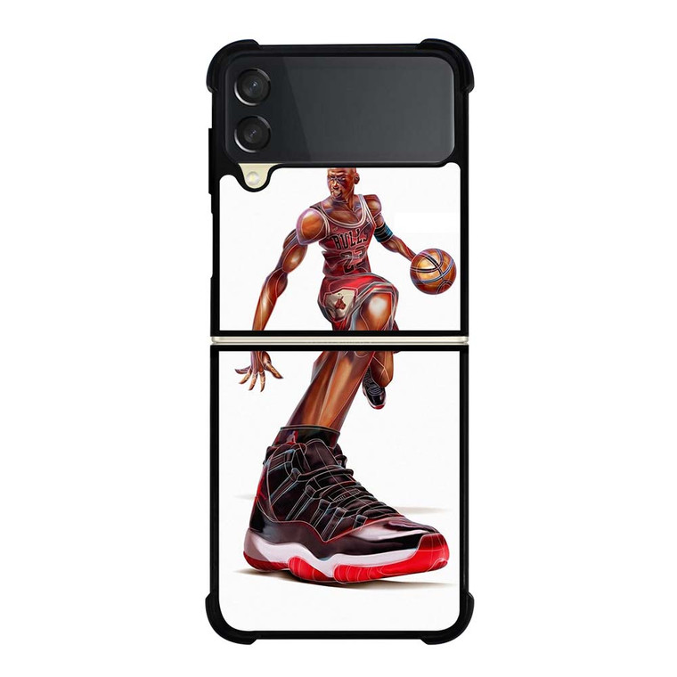 AIR JORDAN SHOES ART Samsung Galaxy Z Flip 3 Case Cover