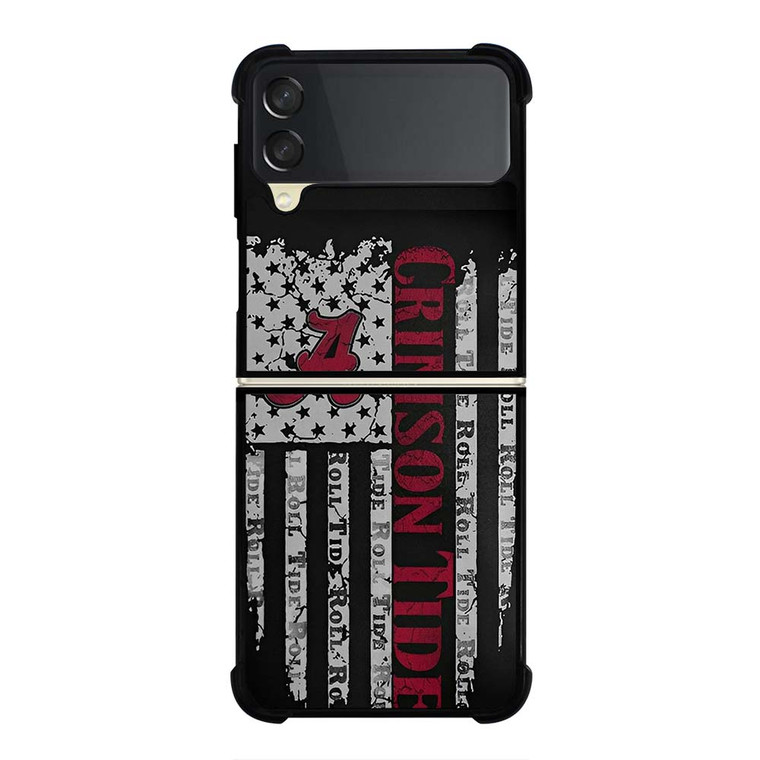 ALABAMA CRIMSON TIDE FLAG MLS Samsung Galaxy Z Flip 3 Case Cover