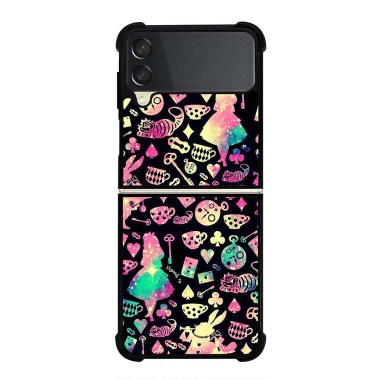 ALICE IN WONDERLAND COLLAGE Samsung Galaxy Z Flip 3 Case Cover