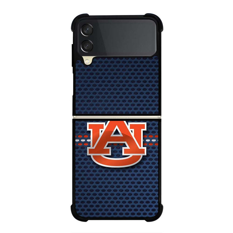 AUBURN TIGERS METAL LOGO Samsung Galaxy Z Flip 3 Case Cover