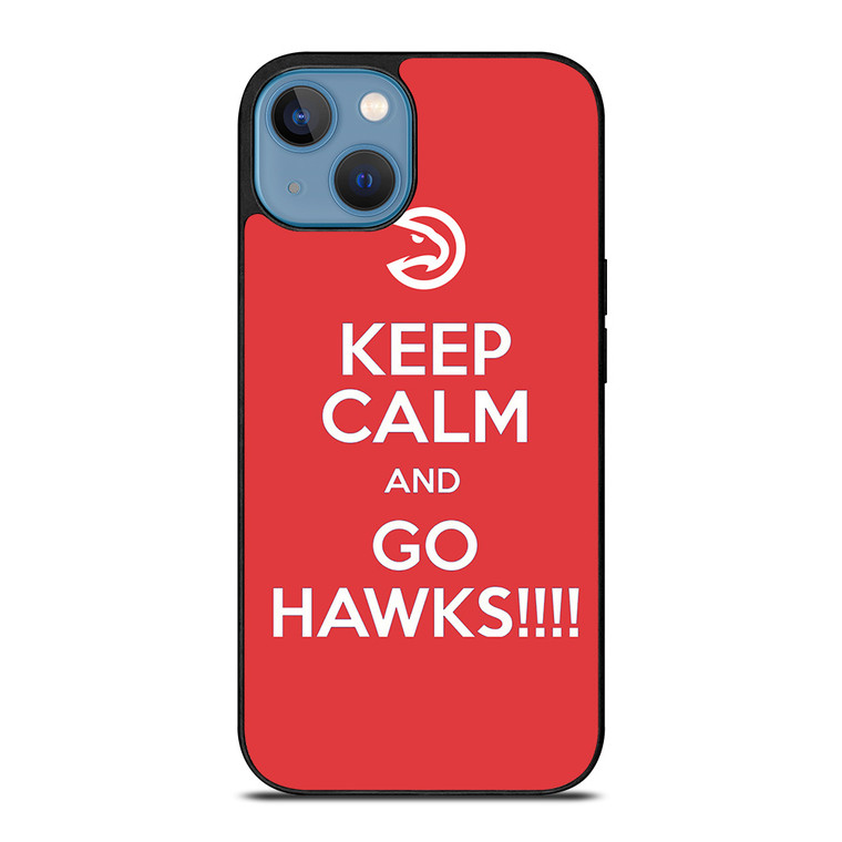 KEEP CALM AND GO ATLANTA HAWKS iPhone 13 Case Cover KEEP CALM AND GO ATLANTA HAWKS iPhone 13 Case Cover