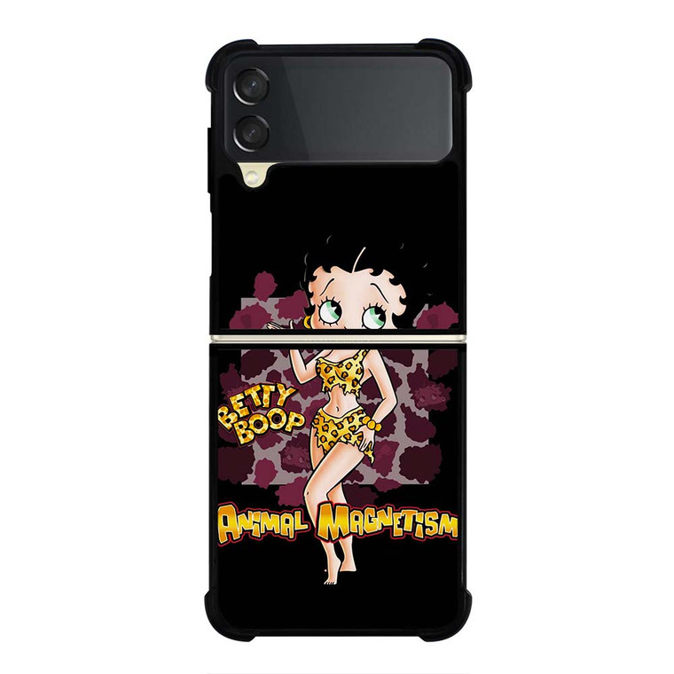 BETTY BOOP LEOPARD Samsung Galaxy Z Flip 3 Case Cover