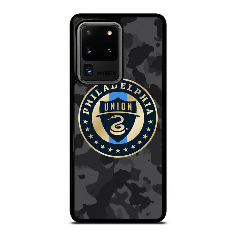 PHILADELPHIA UNION MLS BLACK CAMO Samsung Galaxy S20 Ultra Case Cover