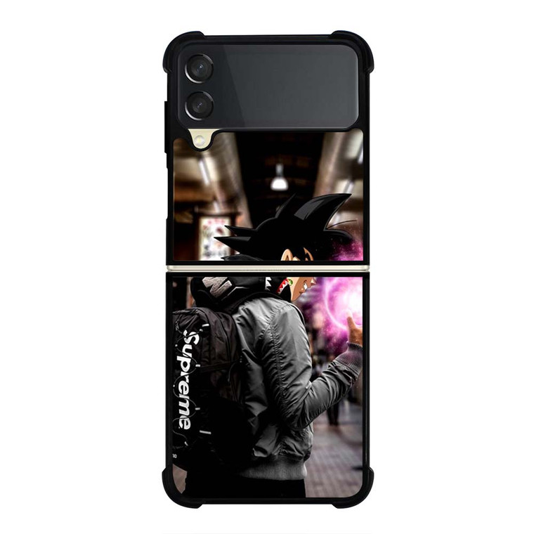 BLACK GOKU SUPREME Samsung Galaxy Z Flip 3 Case Cover