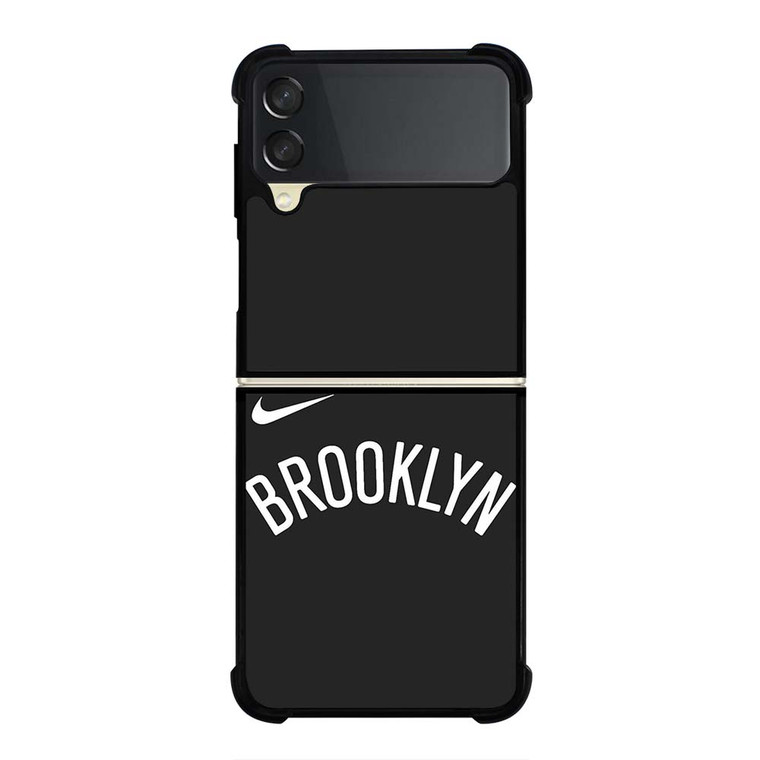 BROOKLYN NETS NIKE WORDMARK Samsung Galaxy Z Flip 3 Case Cover