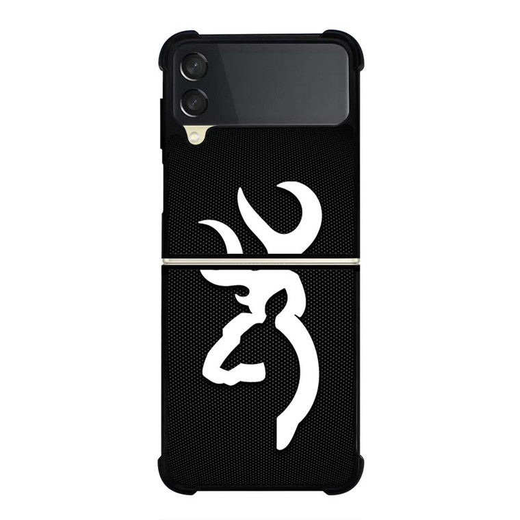 BROWNING ARMS METAL LOGO Samsung Galaxy Z Flip 3 Case Cover