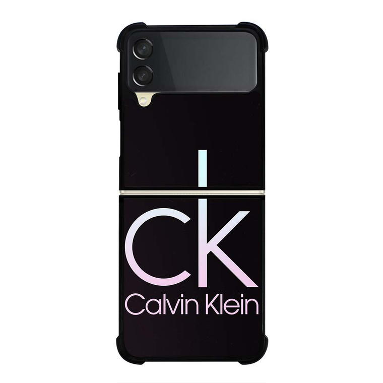 CALVIN KLEIN LOGO 2 Samsung Galaxy Z Flip 3 Case Cover