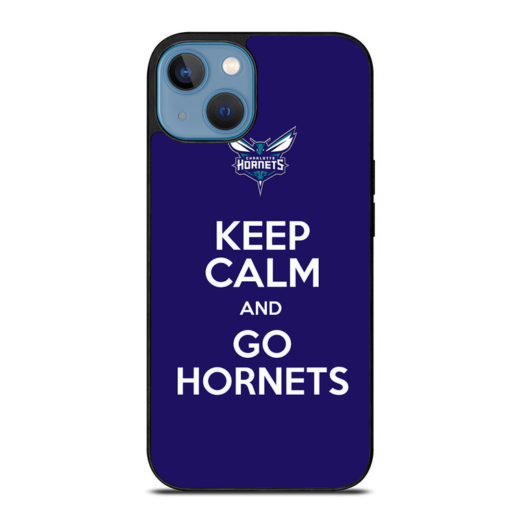 KEEP CALM AND GO CHARLOTTE HORNETS iPhone 13 Case Cover