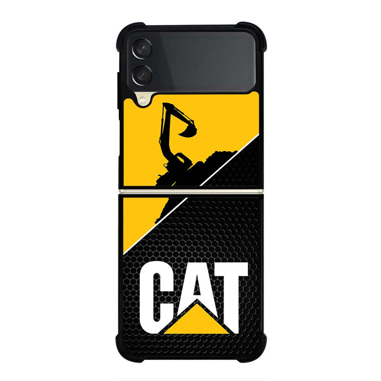 CATERPILLAR EXCAVATOR PATE LOGO Samsung Galaxy Z Flip 3 Case Cover