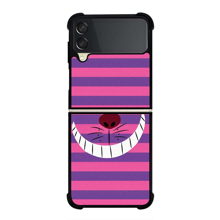 CHESHIRE CAT STRIPE Samsung Galaxy Z Flip 3 Case Cover